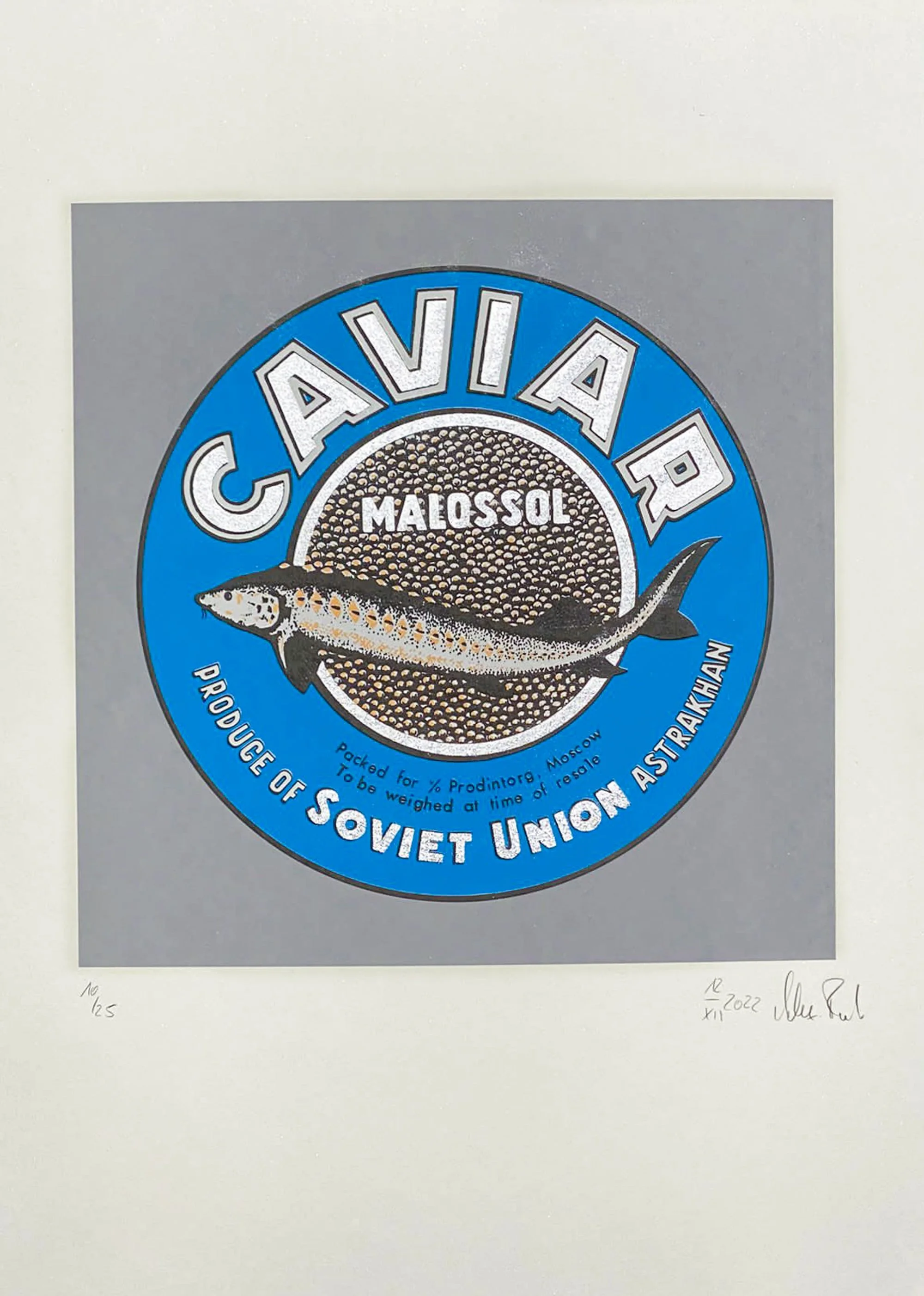 JUST CAVIAR | French Grey / Silver ▪️Medium size — VIOLA WINOKAN